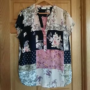 Short sleeve blouse